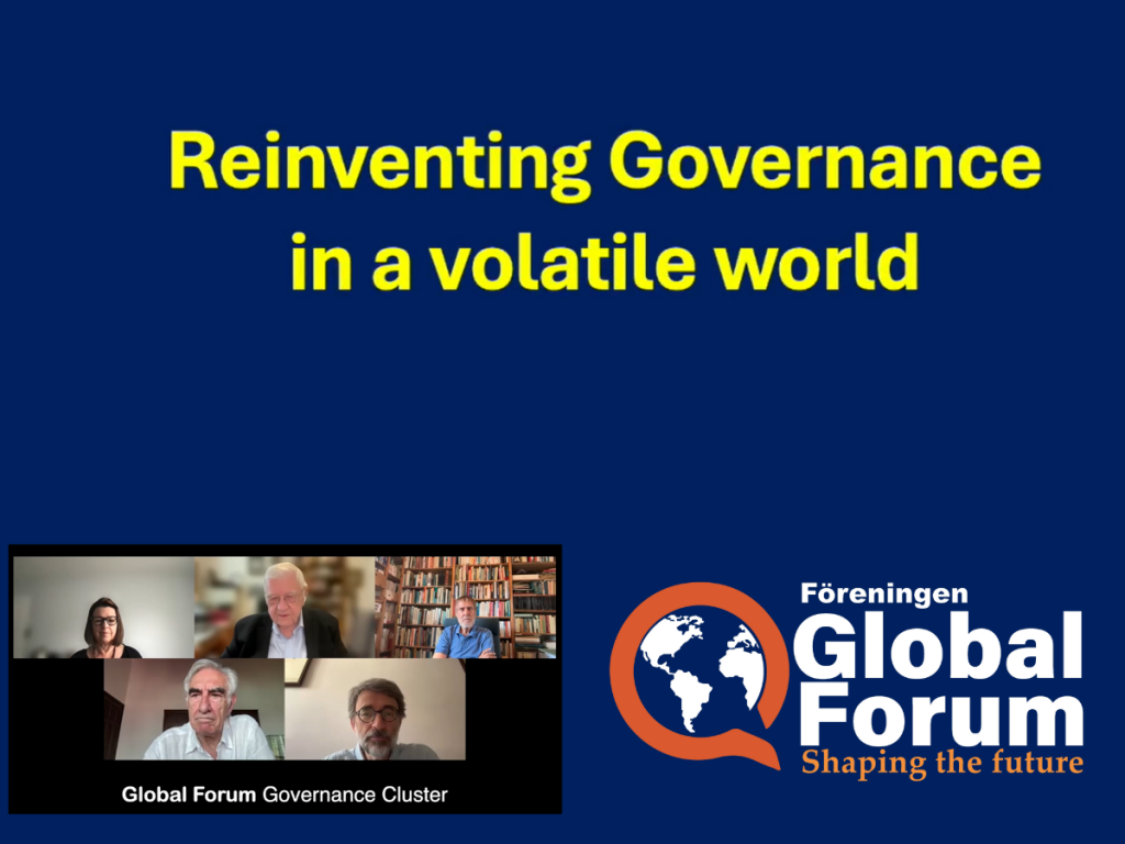 Reinventing Governance in a Volatile World: A Video by the Global Forum's Governance Cluster